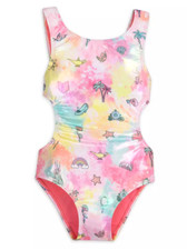 DISNEY STORE SIZE 5/6 PRINCESS SWIMSUIT FOR GIRLS NWT