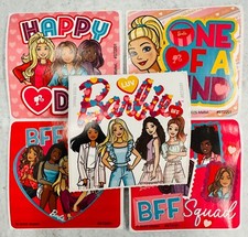 25 Barbie Valentine's Day Stickers Party Favors Teacher Supply Mattel BFF Squad
