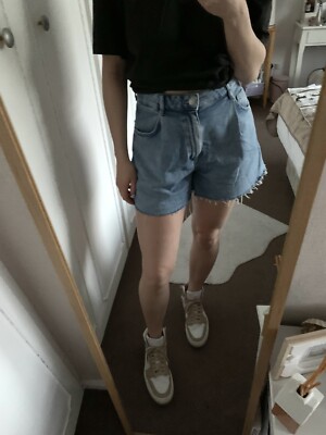 Bershka denim bermuda shorts