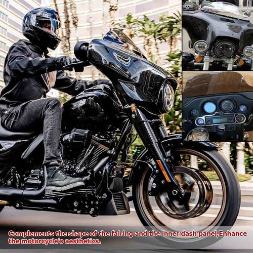 Parabrisas transparente de 9" para Harley Touring Electra Street Glide CVO 14-22 - Imagen 6 de 14