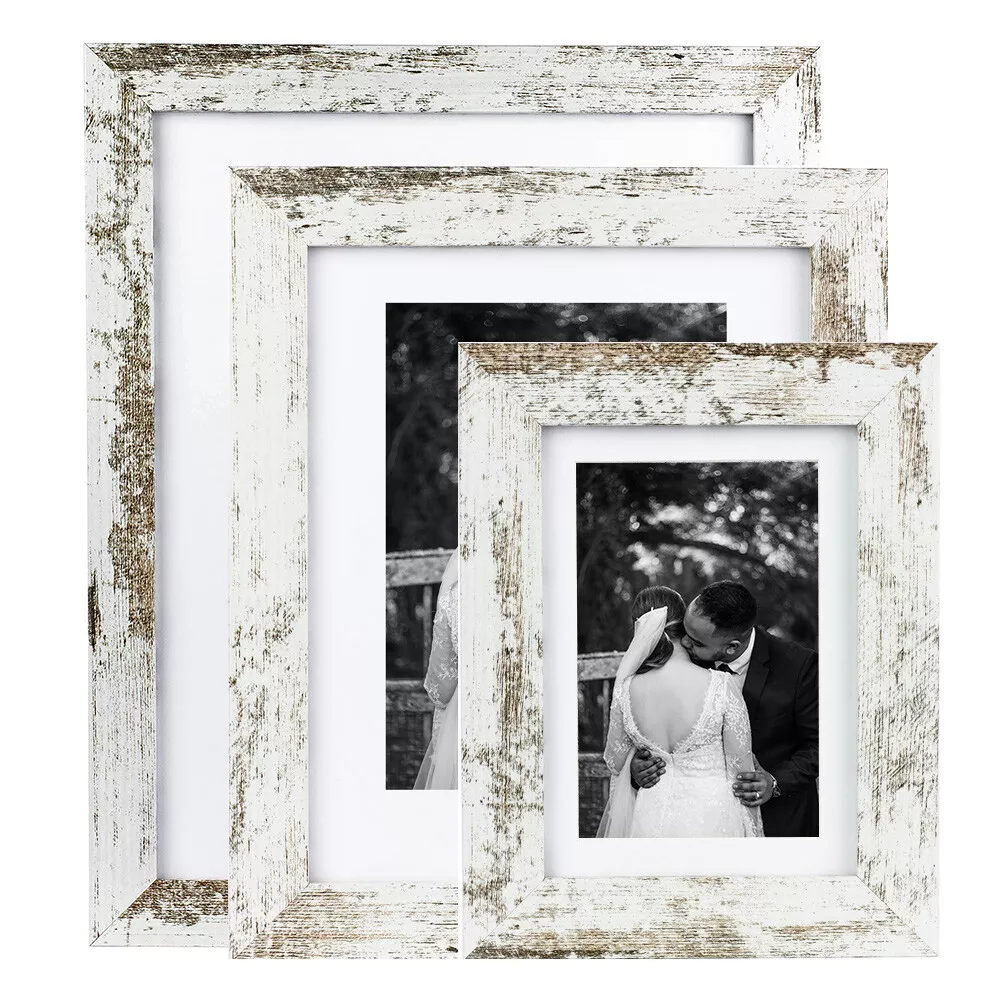 4x6 5x7 8x10 11x14 Frames Rustic Wood Picture Frame & Photo Frame Set Bulk  Gifts