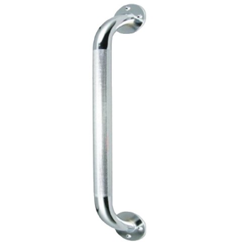18-inch Designer Oval Shower Grab Bar With Mitered Corners - Satin Finish, ADA Compliant - View #4