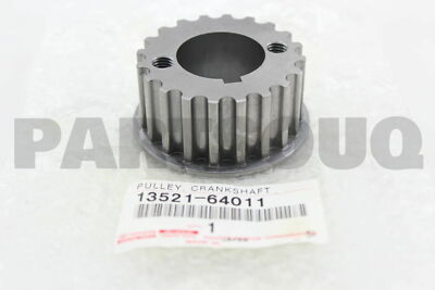 1352164011 Genuine Toyota PULLEY, CRANKSHAFT TIMING 13521-64011 | eBay