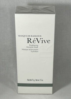 ReVive MASQUE DE RADIANCE Brightening Moisture Mask 75g / 2.5 Oz NEW SEALED BOX