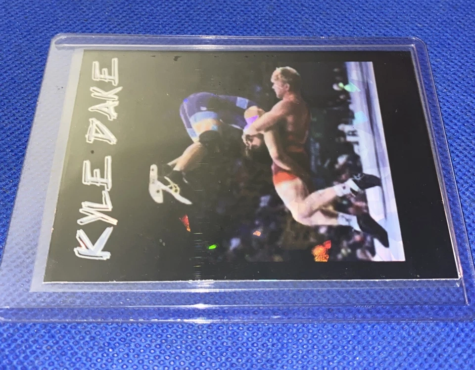 Kyle Dake USA Olympic NCAA Wrestling Handmade Custom Refractor Card - Image 3 of 4