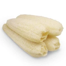 Natural Organic Loofah Sponges Large Exfoliating Shower Bath Loofah, Pack of 4