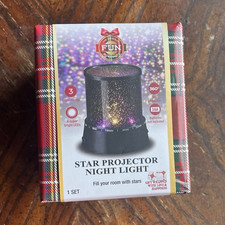 FUN Star Projector Night Light Color Changing Multicolor LED Battery