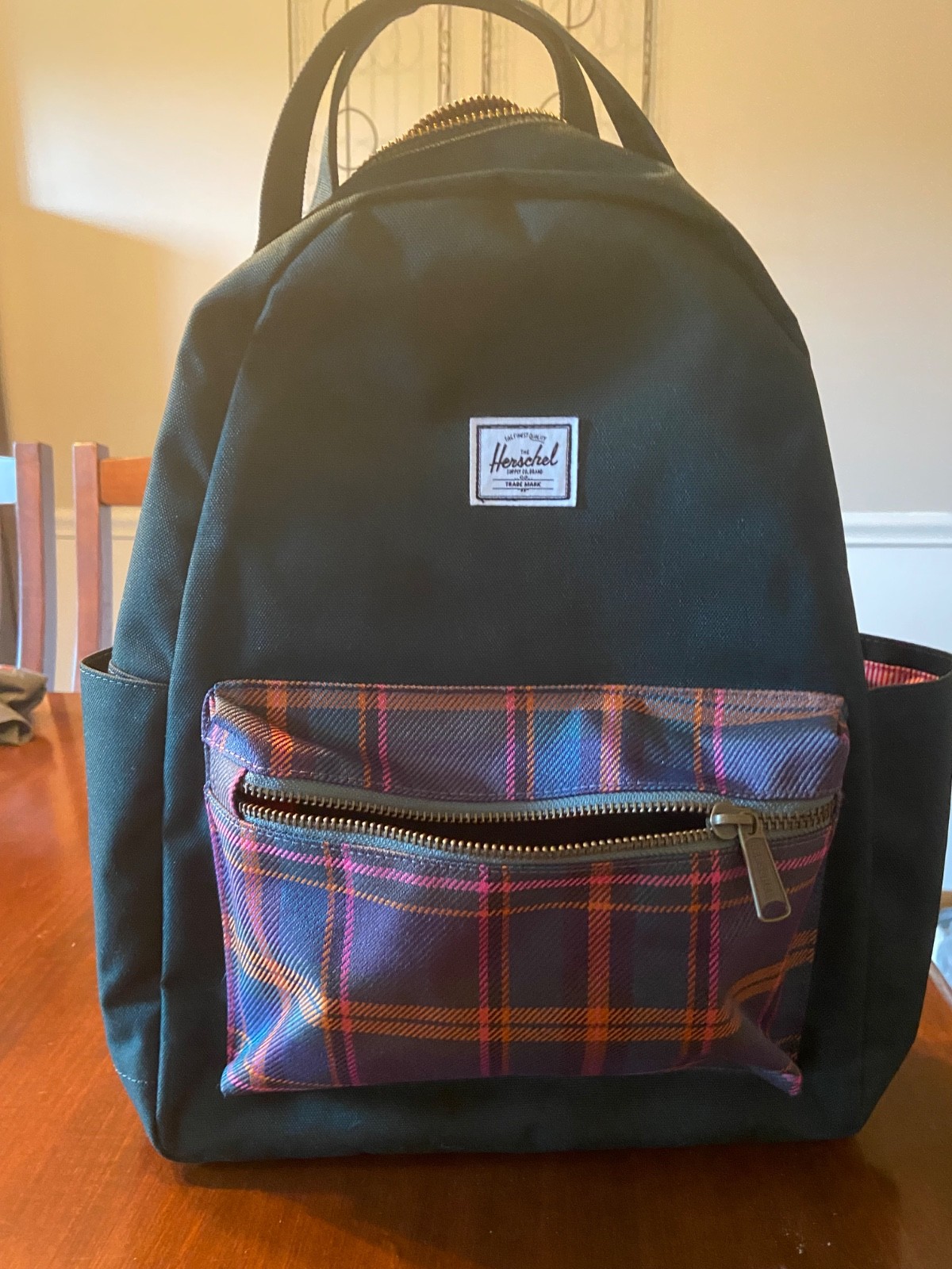 Herschel Supply Co Nova Dark Spruce Plaid Backpack