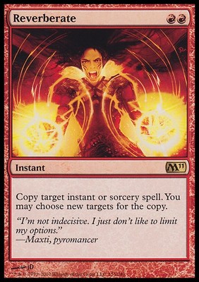 MTG REVERBERATE FOIL EXC - RIVERBERARE - M11 - MAGIC