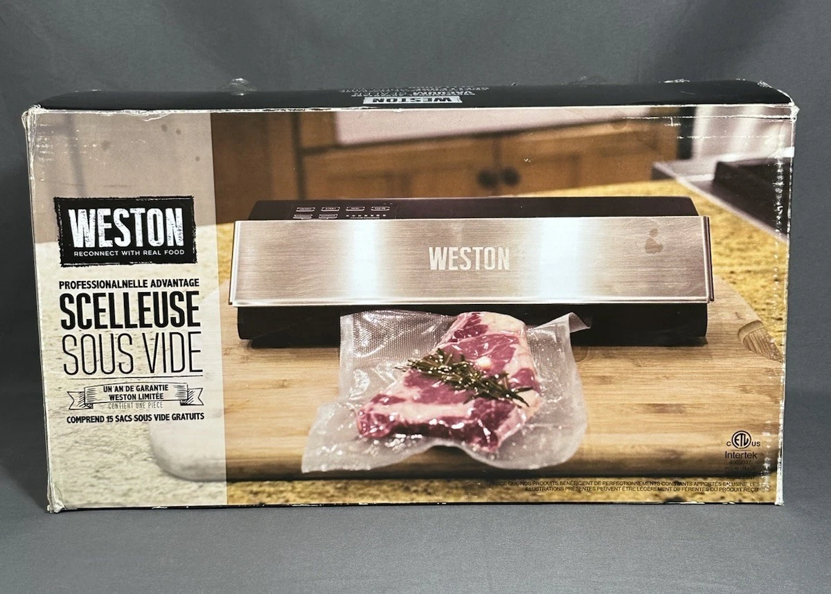 Weston 65-0501-W Professional Advantage Vacuum Sealer, 11", Stainless Steel