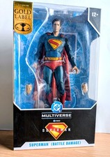 Superman Battle Damage 2025 McFarlane DC Multiverse Gold Label NIB