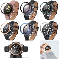 Metal Watch Steel Bezel Ring Circle Adhesive Cover for Samsung Galaxy Watch 3