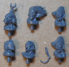 Emperors Children - Flawless Blades - Heads & Tongue - Chaos 40k Bits Bitz #B
