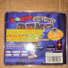 Worms World Party Sega Dreamcast Titus 2001 Manual not included 