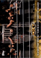2018 Topps WWE NXT Matches and Moments #15 The Authors of Pain Defeat TM61 - WS