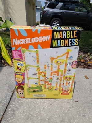 Nickelodeon Marble Madness Game Complete Sponge Bob Jimmy Neutron Rocket *READ*