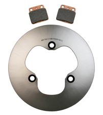 Rear Disc Brake Rotor & Semi-Metallic Pads fits Suzuki LT-R450 Quadracer 450