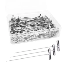 200Pcs T Pins, 2 inch Sewing Pins, Stainless Steel Wig Pin for Wigs, T-pins f...