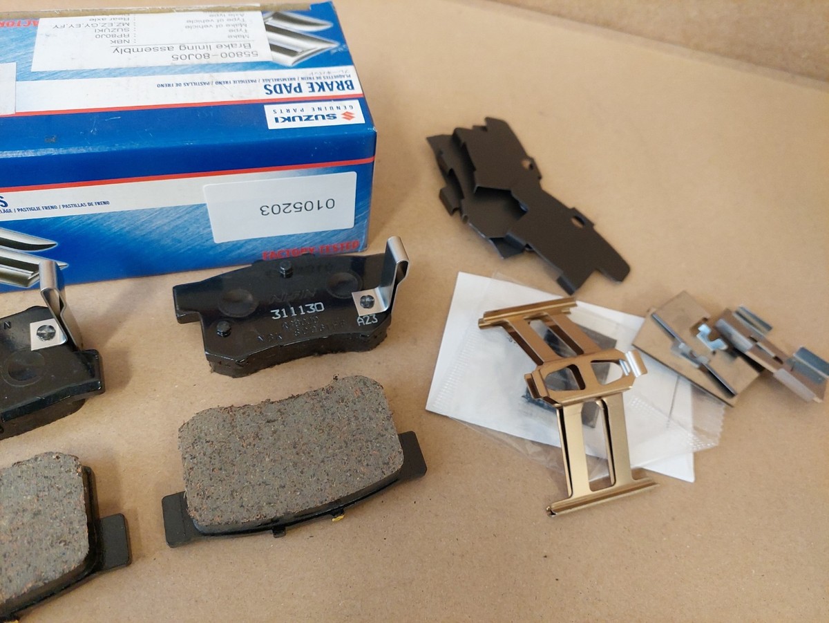Suzuki SX4 Rear Brake Pad Set 5580080J05 Mk1 2006-on Genuine NEW