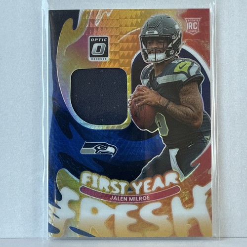 2025 Panini Donruss Optic - First Year Fresh Jalen Milroe #FYFBH-JME Blue Hyper
