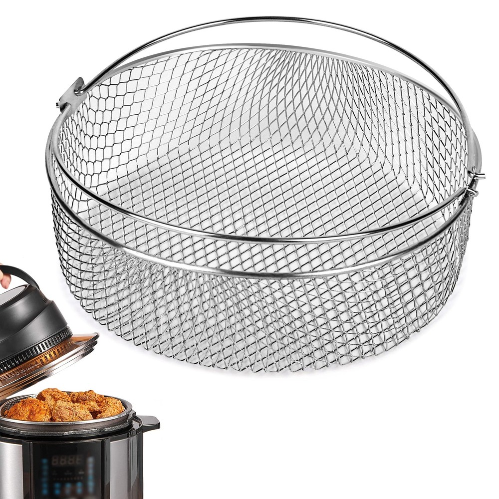 Instant Pot 6-8Qt Air Fryer Basket & Steamer Accessory
