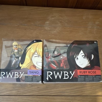 Rooster Teeth RWBY Yang & Ruby Rose Anime Figures Original Packaging