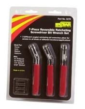 Lang Tools 5278 Kastar 7-piece Offset Ratcheting Screwdriver Bit Wrench Set