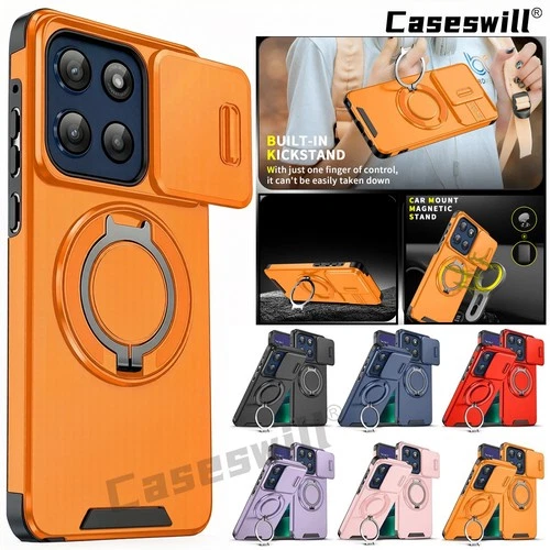 For Motorola Moto G Stylus 2026 2025 2024 2023 Shockproof Ring Stand Case Cover