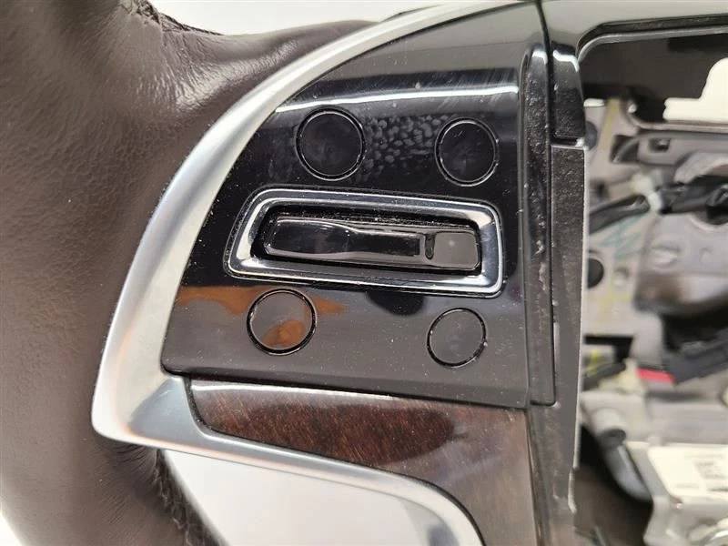 2015 15 CADILLAC XTS Leather Cocoa Steering Wheel 84238470 - Image 3 of 4