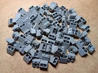 LEGO BULK LOT OF 90 LIGHT BLUISH GRAY 45° INVERTED SLOPE BRICKS  2X2