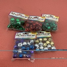 Lot Of 5 Value Pack Jingle Bells Multicolor Multisize Crafting Decor