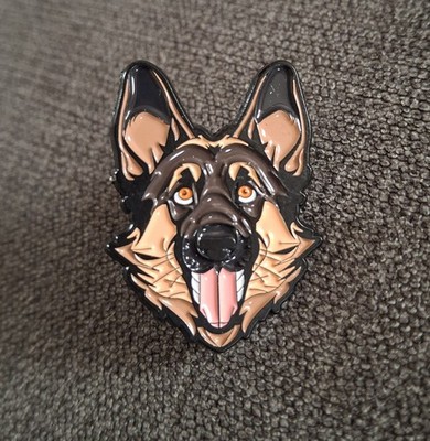 Deutscher Schäferhund Pin/Abzeichen Geschenk Strumpf/Knacker Füller