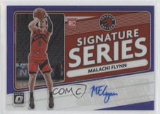 2020 Panini Donruss Optic Signature Series Purple Prizm Malachi Flynn Auto 07mp