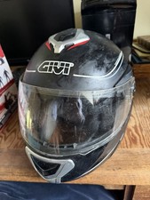  XL Flip Up Helmet with Sun Visor 61cm  Black