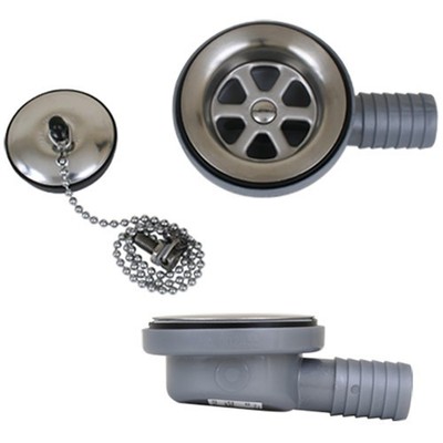 Scandvik Low Profile Drain 1In Hose Bar 10306P