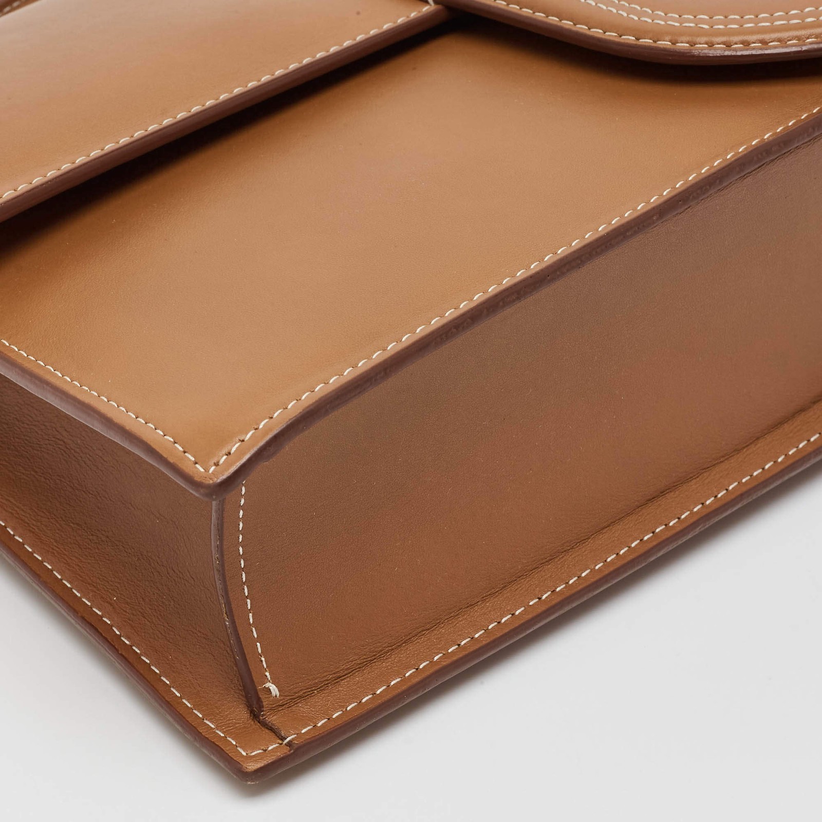 Jacquemus Le Bambinou Brown Leather Top Handle Bag image 10