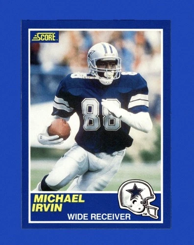1989 Score Set-Break # 18 Michael Irvin RC NM-MT OR BETTER *GMCARDS*