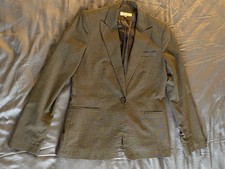 Calvin Klein Size 6 Women's Gray Blazer