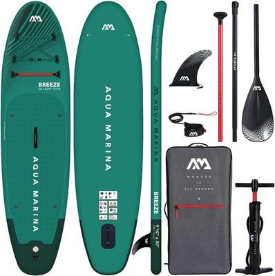 AQUA MARINA BREEZE 9'10'' iSUP Board Set Stand Up Paddle Surfboard 300cm