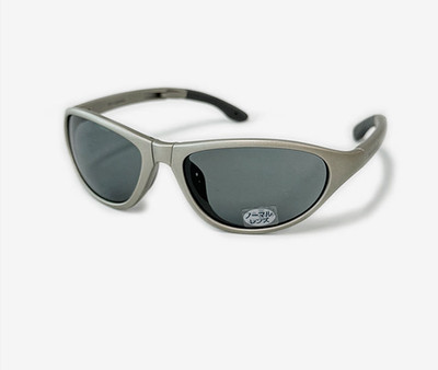 Montbell Trekkingbrille Silber Metallic Hellgrau Outdoor Wandern Sonnenbrille