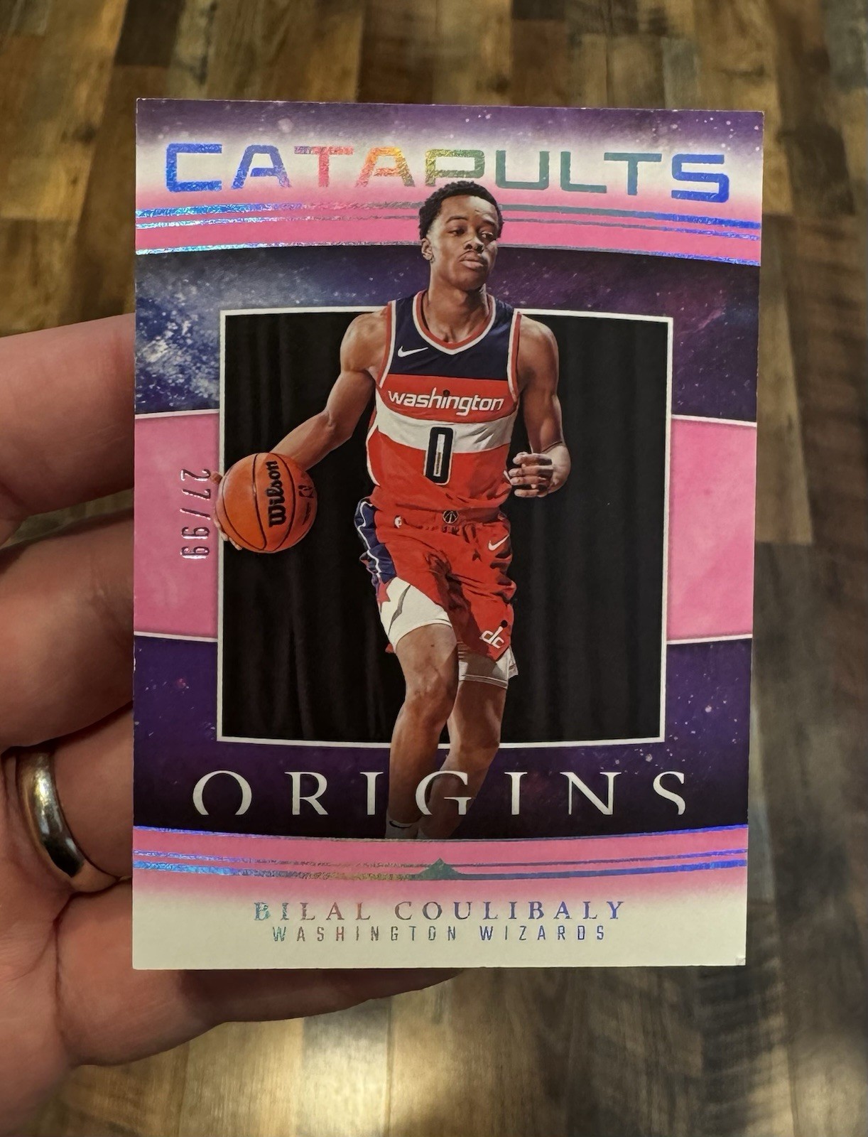 2023 Bilal Coulibaly Origins Catapults Pink Rookie /99
