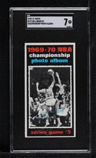 1970-71 Topps 1969-70 NBA Championship Bill Bradley Game #5 #172 SGC 7 HOF gp1
