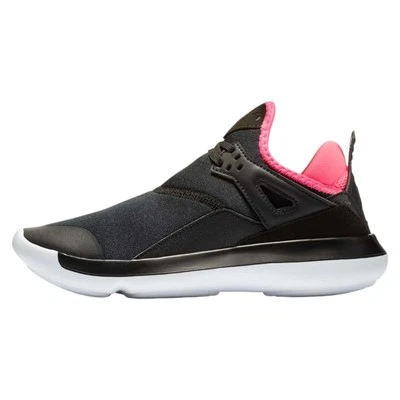 NIKE AIR JORDAN FLY 89 BG TRAINERS SHOES SNEAKERS BLACK PINK OLDER KIDS YOUTH GS