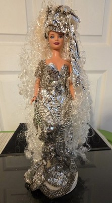 OOAK Barbie Doll Sequined Mermaids 