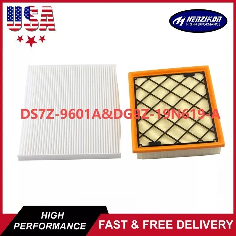 Engine Air Filter & Cabin Filter Fit Ford Edge 2015-2021 Fusion 2013-2020-- - Image 4 of 4