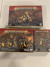 Ironjawz Bundle Zoggrok Anvilsmasha Ardboyz Tuskboss on Maw-grunta AOS NIB