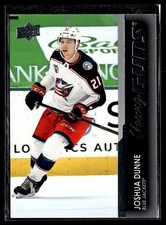2021-22 Upper Deck Series 1 Young Guns #218 Joshua Dunne Rookie RC