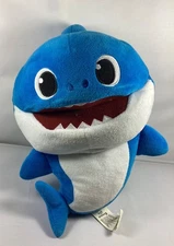 Pinkfong Blue Baby Shark Singing Plush Hand Puppet – Interactive Toy Works Great