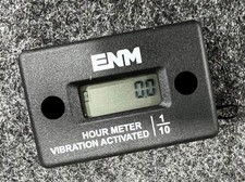 ENM 6-Digit Surface Mount Vibration Activated Hour Meter T56F1