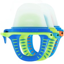 Fillable Silicone Baby Teether   Breastmilk Popsicle Molds Freezable Relief